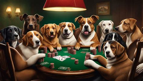 poker oynayan köpekler